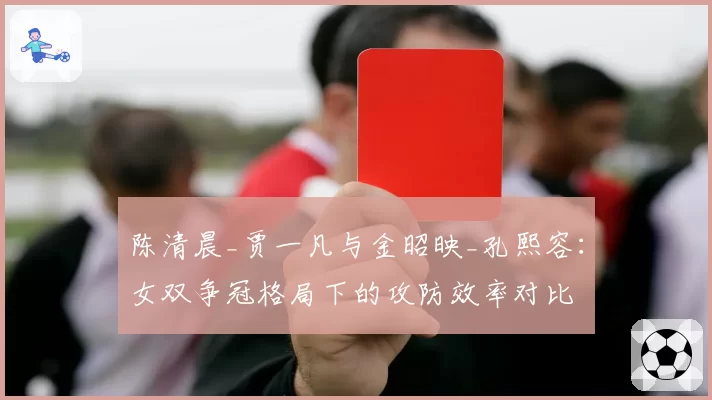 陈清晨_贾一凡与金昭映_孔熙容:女双争冠格局下的攻防效率对比